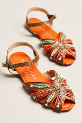 Meher Kakalia Tavira Beaded Sandals