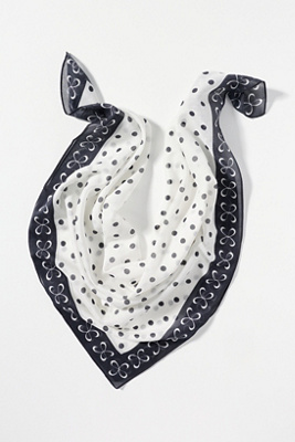 Large Silk Blend Scarf