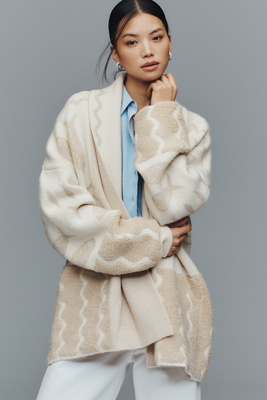 By Anthropologie Wave Textured Cardigan | Anthropologie
