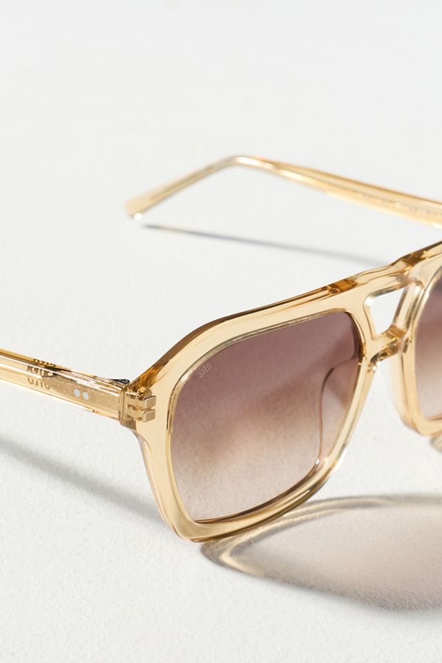 Sito Shades Translucent Aviator Sunglasses #2