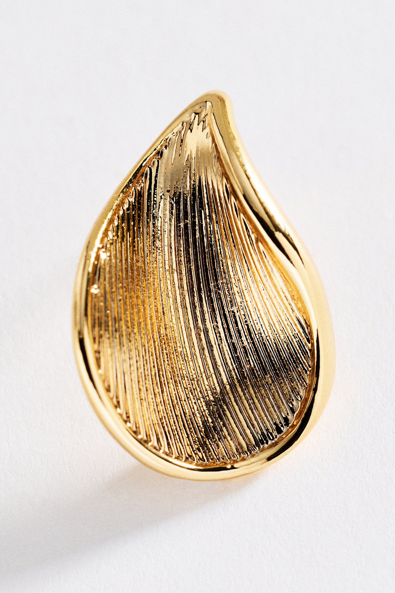 Textured Teardrop Earrings