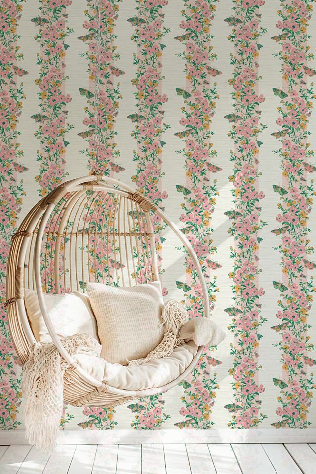 Sunday Social Scene She's Like The Wind Grasscloth Wallpaper #1