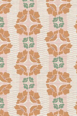 Sunday Social Scene x June St. George Elizabeth Grasscloth Wallpaper