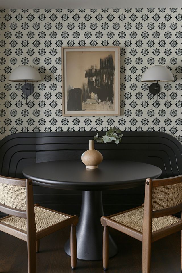 Sunday Social Scene x June St. George Sacred Heart Grasscloth Wallpaper #4