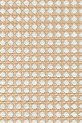 Sunday Social Scene x Little Blue Designs Cane Grasscloth Wallpaper