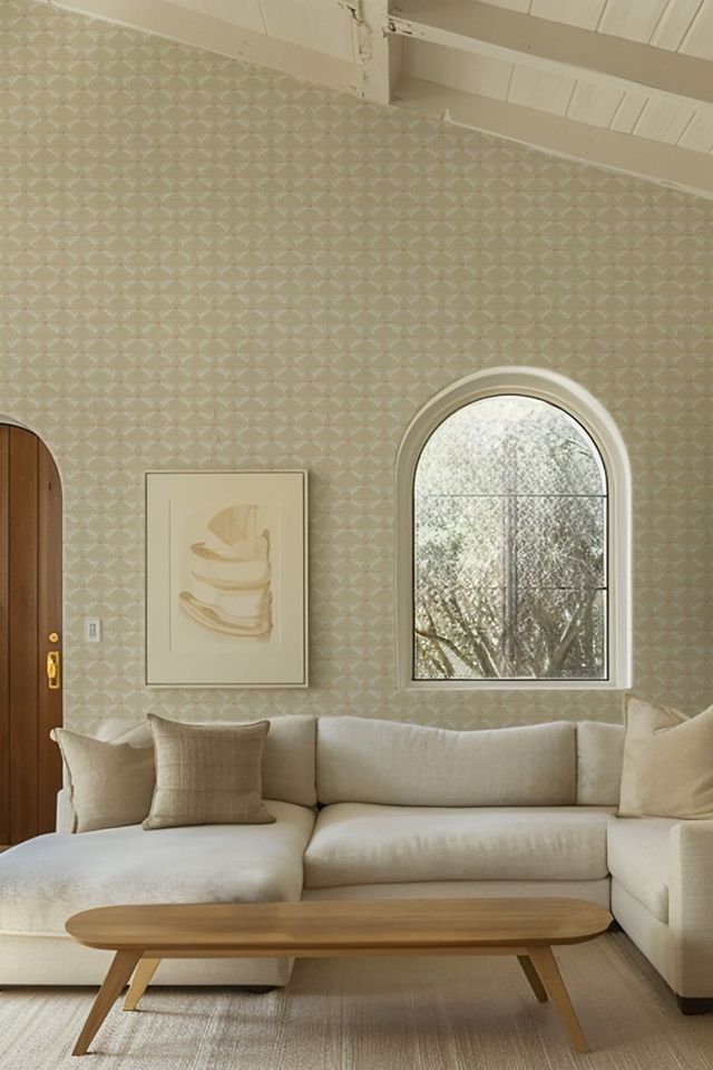 Sunday Social Scene x June St. George Tassel Grasscloth Wallpaper #1