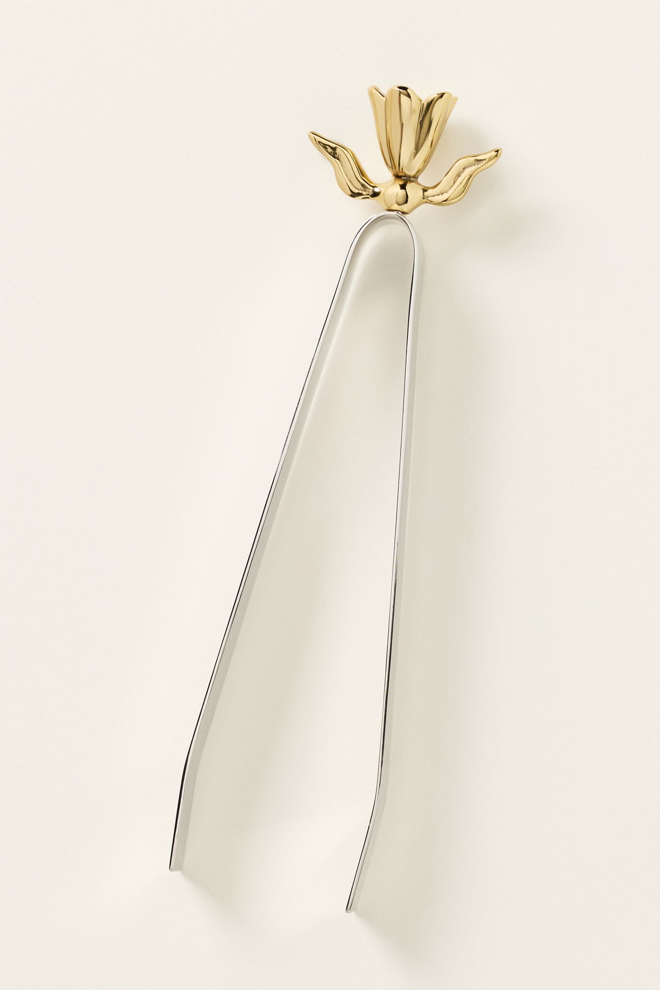 Hotel Bar Stainless Steel Tongs - Chrome, One Size