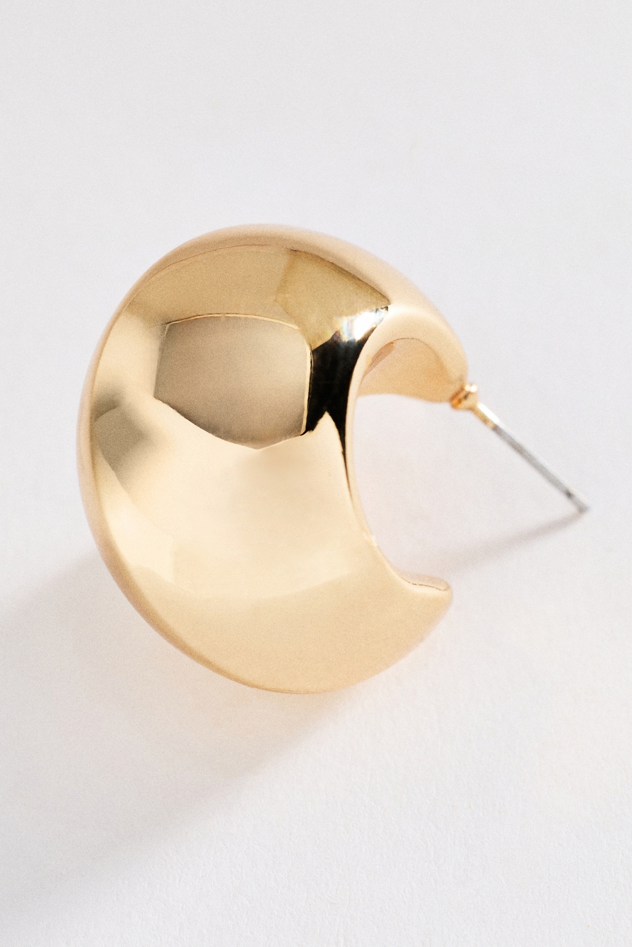 Chunky Puff Hoop Earrings