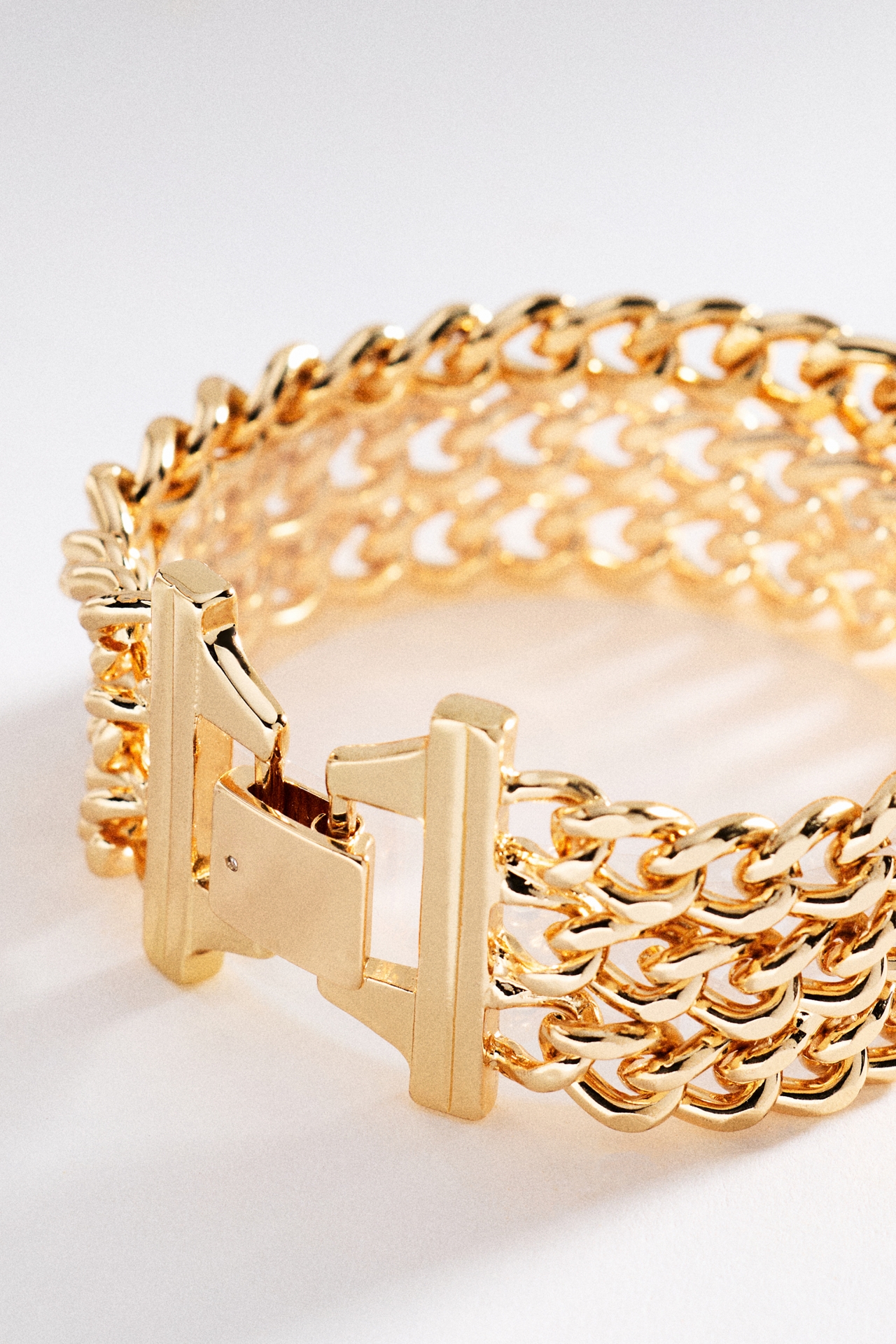 Layered Chain Wrap Bracelet