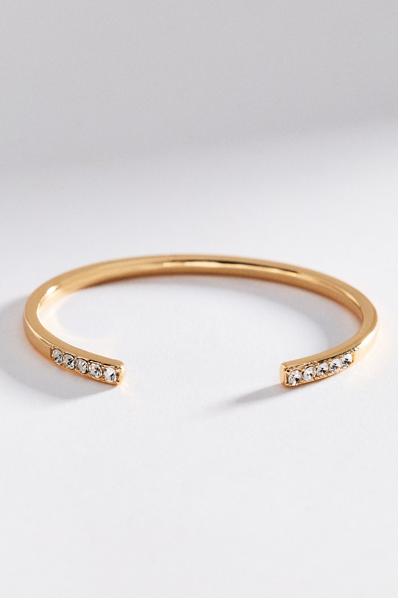 Pavé Diamond Open Slim Bracelet