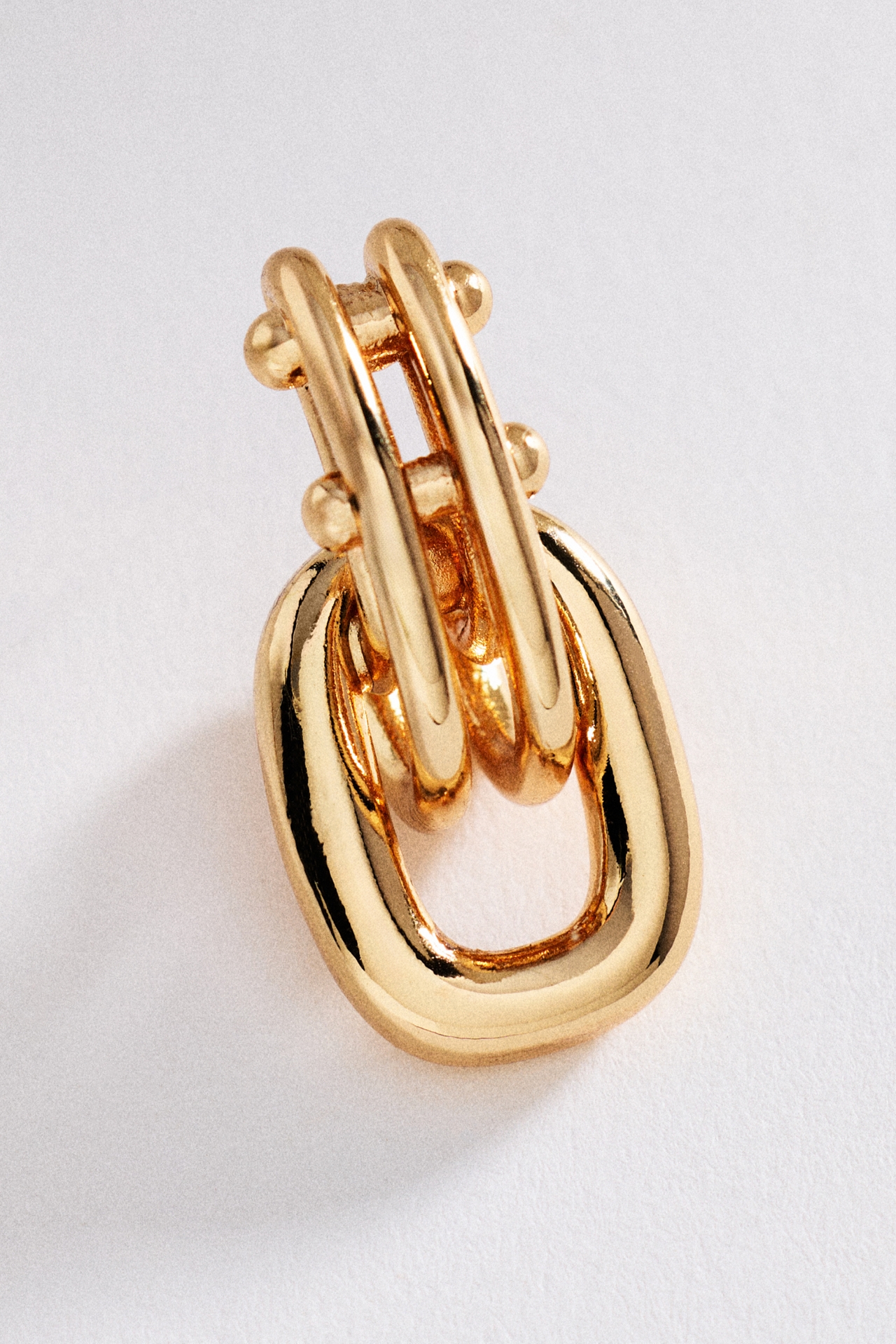 Linked Metal Earrings