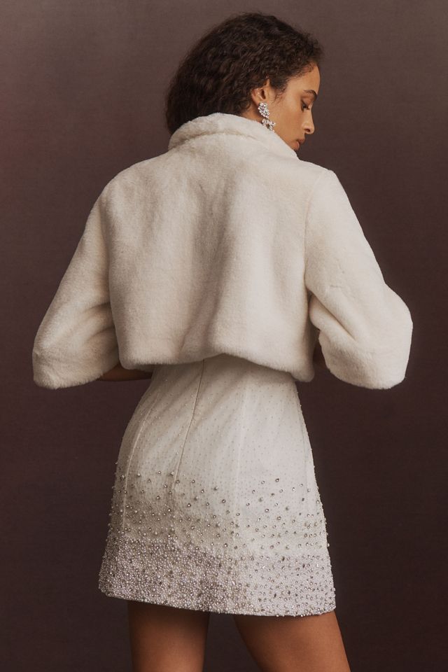 Laundry by Shelli Segal Faux Fur Bolero #1