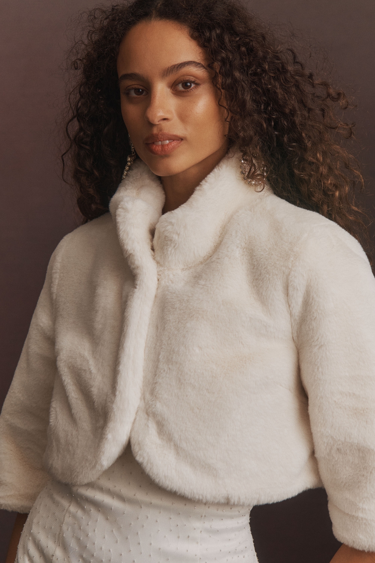 Laundry by Shelli Segal Faux Fur Bolero