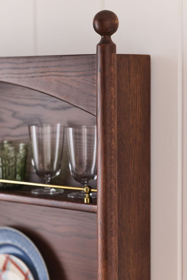 Roma Wood Plate Rack #1