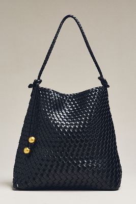 Calla Oversized Woven Bucket Bag
