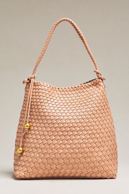 By Anthropologie Geflochtene Beuteltasche mit Knotenriemen