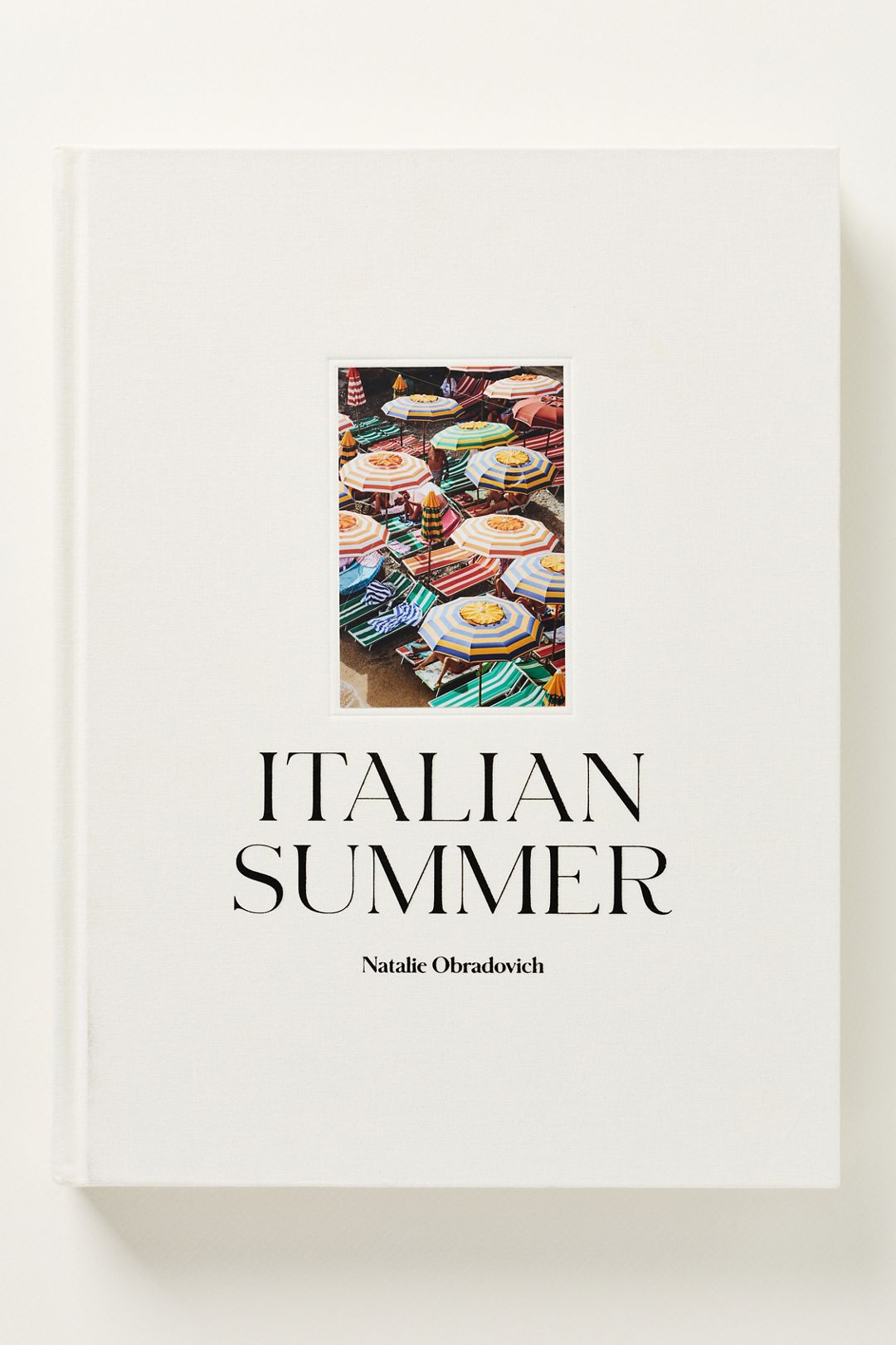 Italian Summer Hardcover Book - Ivory, One Size
