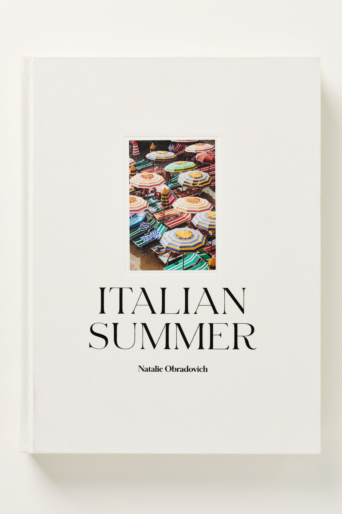 Italian Summer Hardcover Book - Ivory, Standard, One Size
