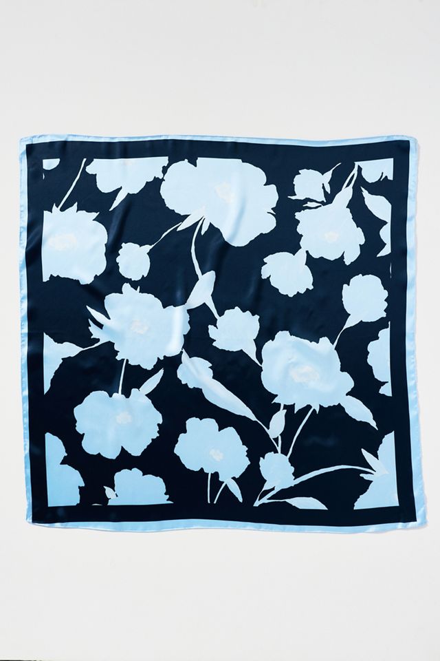 Two-Tone Printed Hair Scarf #1