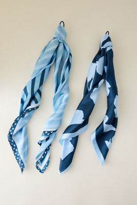 Foulard Stampato Bicolore