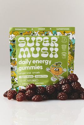 SuperMush Daily Energy Mushroom Supplement Gummies