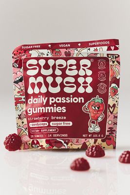 SuperMush Daily Passion Mushroom Gummies