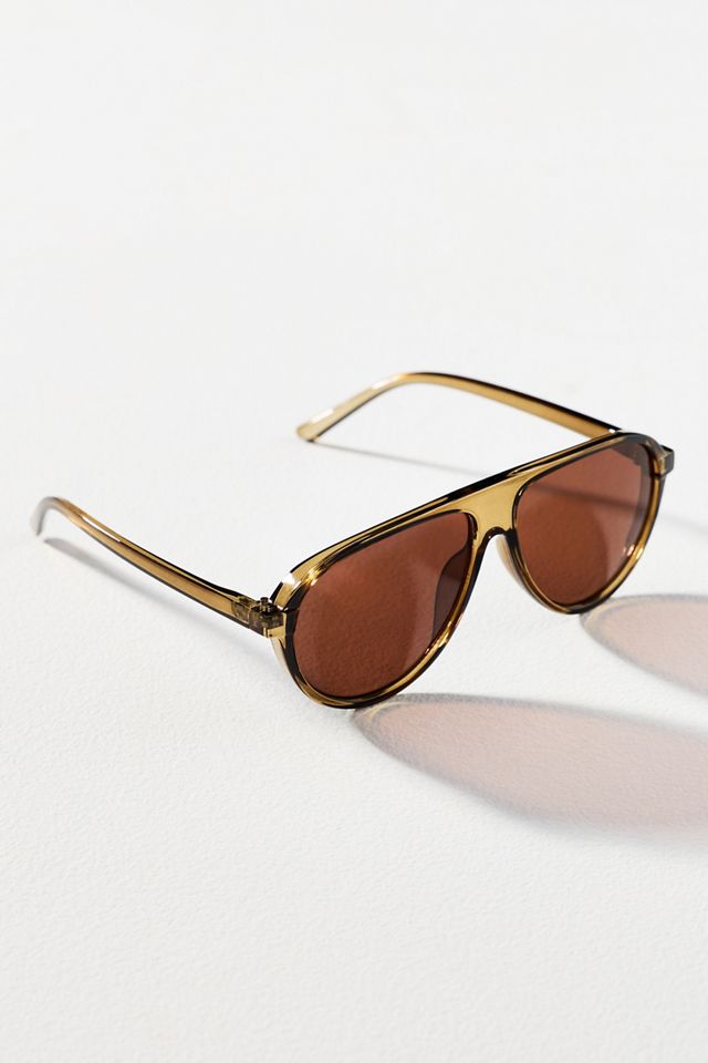 I-SEA Curved Aviator Sunglasses #1