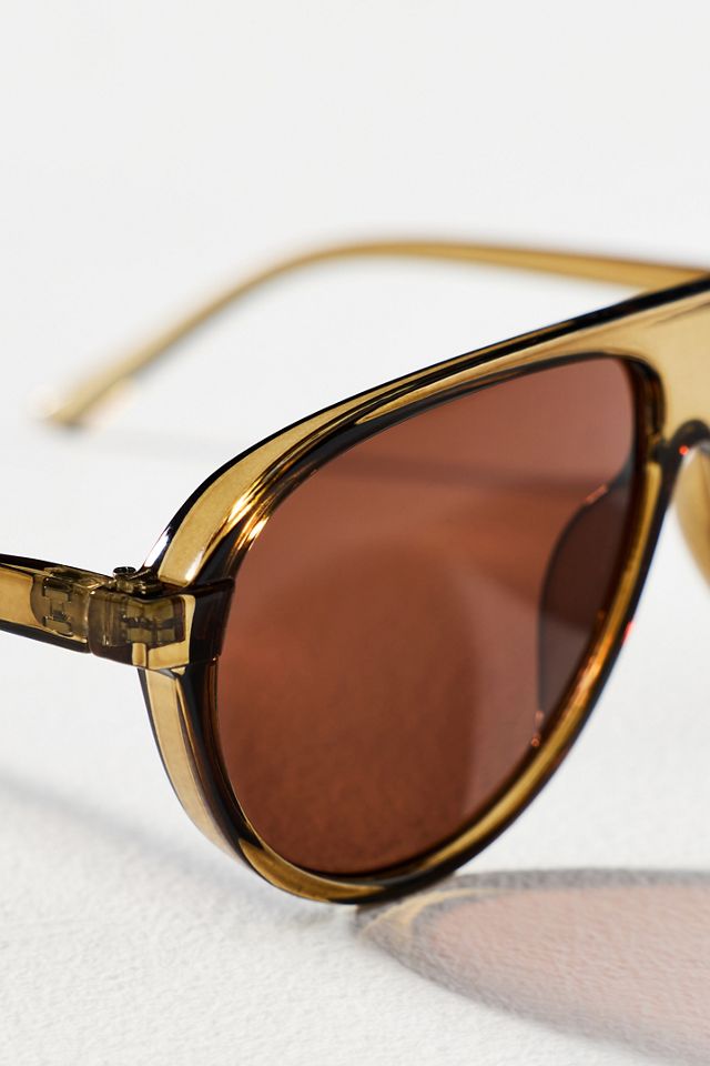 I-SEA Curved Aviator Sunglasses #2