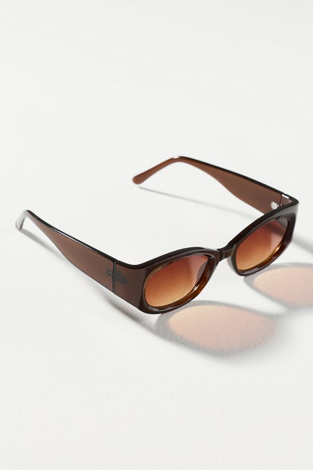I-SEA Translucent Oval Sunglasses #1
