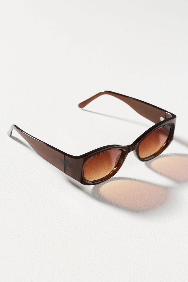 I-SEA Translucent Oval Sunglasses #1