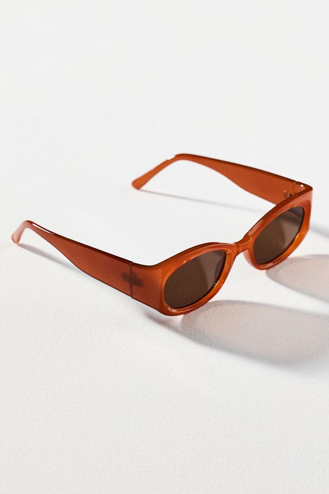 I-SEA Translucent Oval Sunglasses | Anthropologie display picture 3