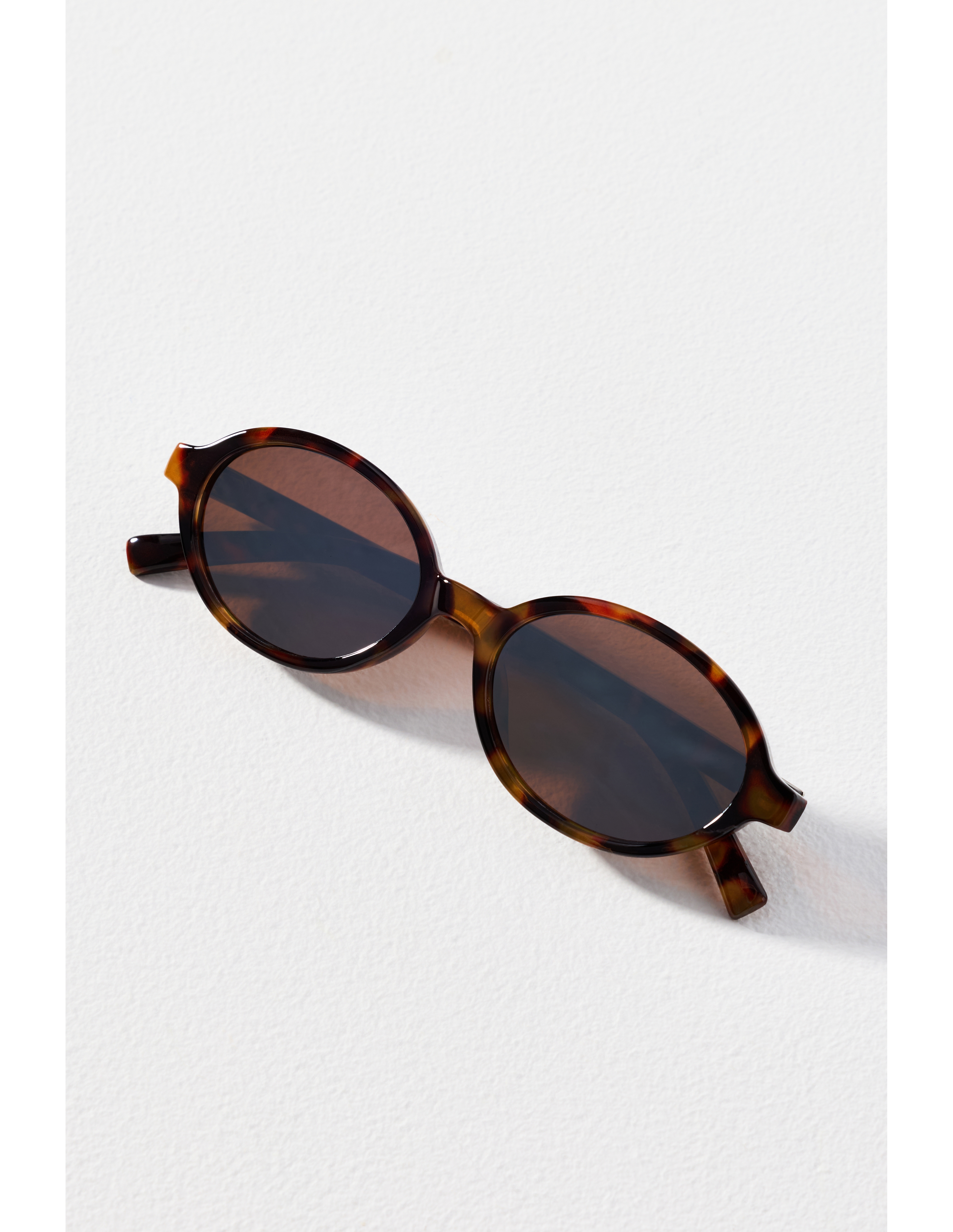 I-SEA Mirrored Translucent Lens Oval Sunglasses