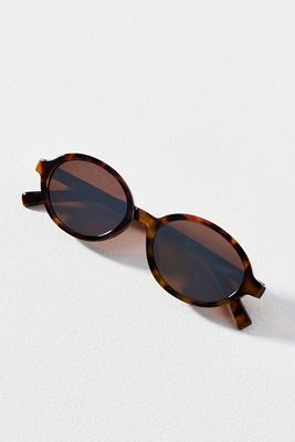 I-SEA Mirrored Translucent Lens Oval Sunglasses