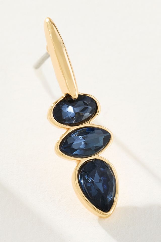 Mixed Crystal Drop Earrings #1