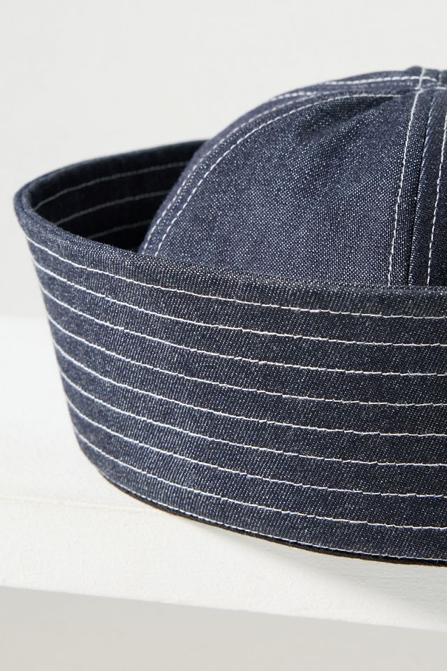 Wyeth Denim Sailor Hat #3