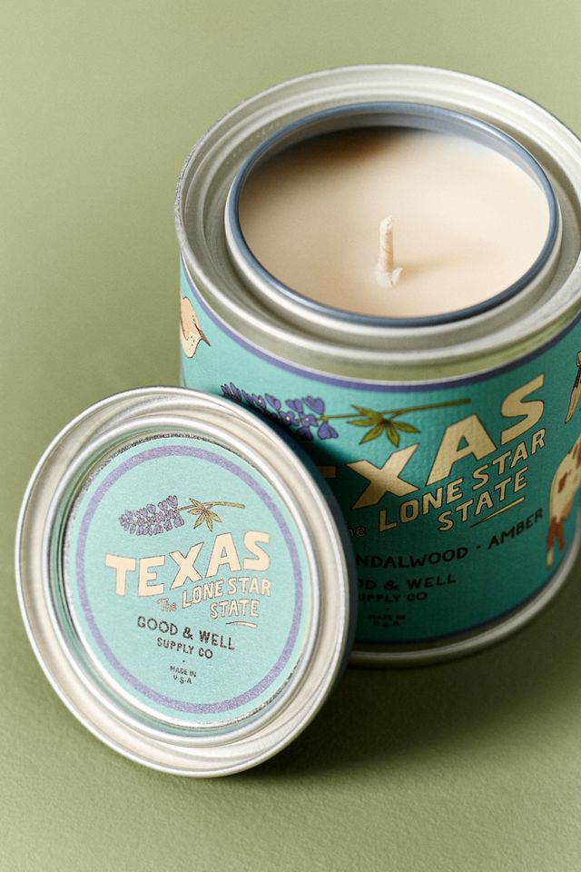 Good & Well Supply Co. Woody Texas Tin Candle #2