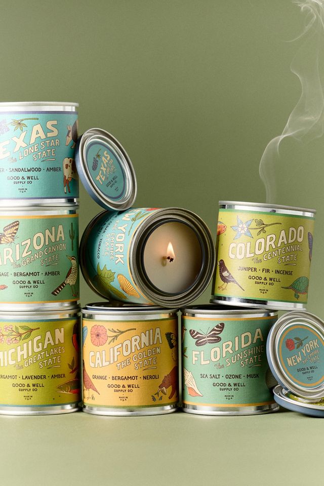 Good & Well Supply Co. Fresh Florida Tin Candle | AnthroHome
