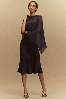 pink dresses near me Velvi - Louise Gown - Hot Scuba Crepe Fitted Dress Say 'Yes' to the model:Lulu Color:Denim Blue Windsor Gentle cycle only when