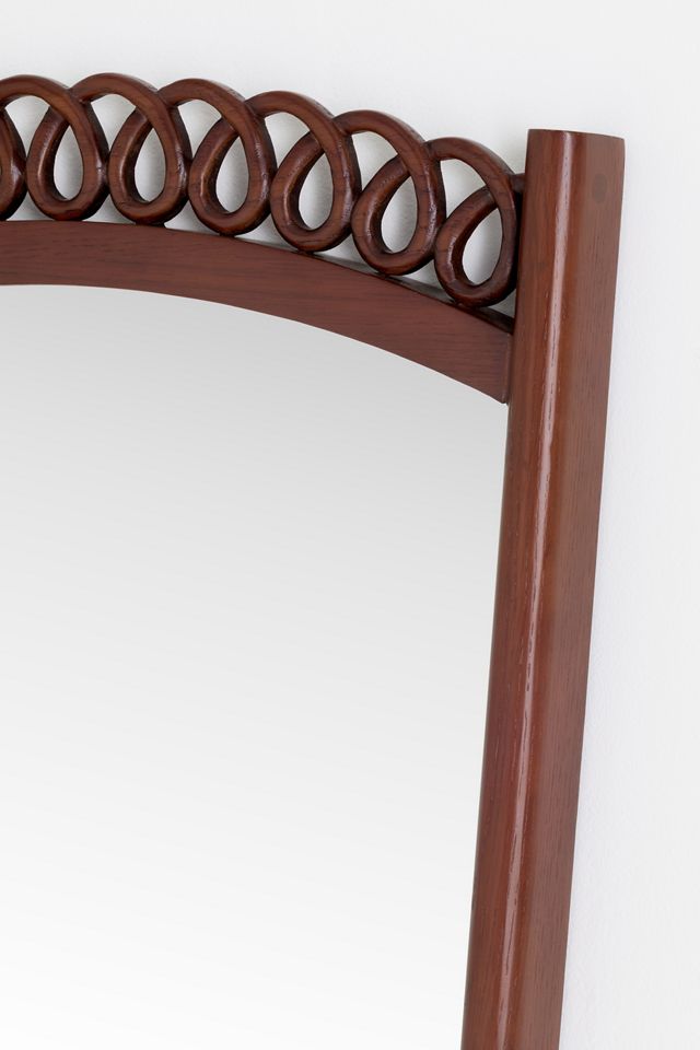 Ada Loop Wood Wall Mirror #1