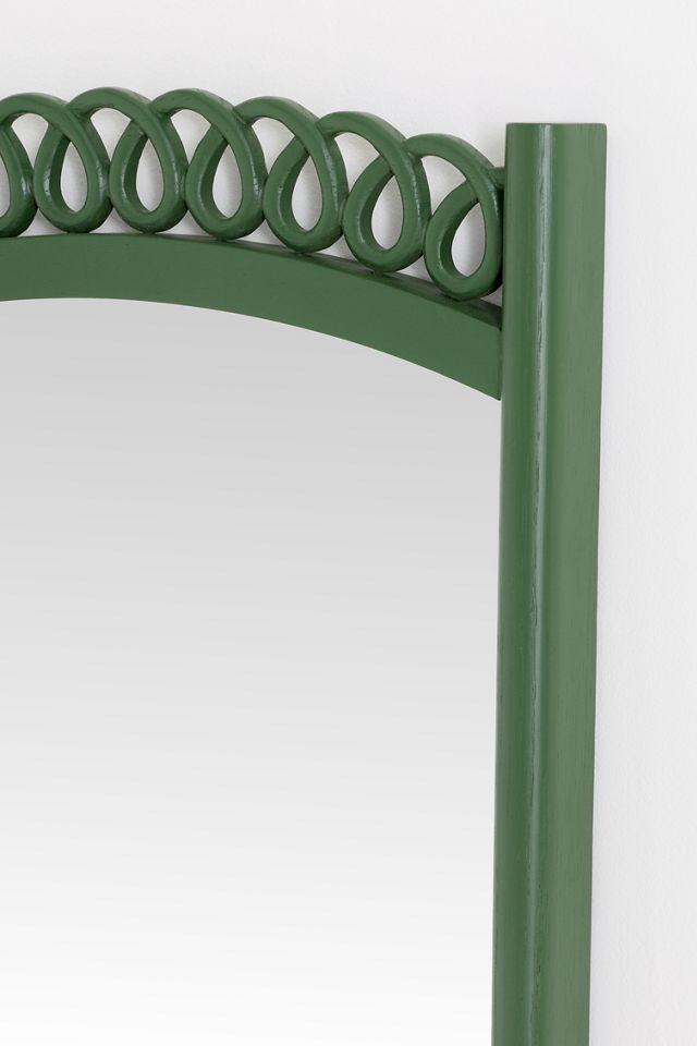 Ada Loop Wood Wall Mirror #1