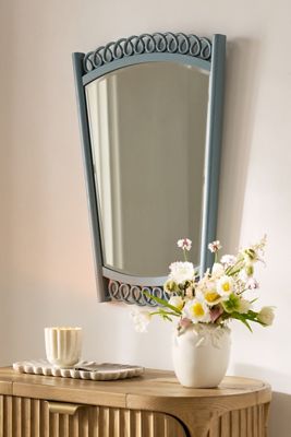 Ada Loop Wood Wall Mirror