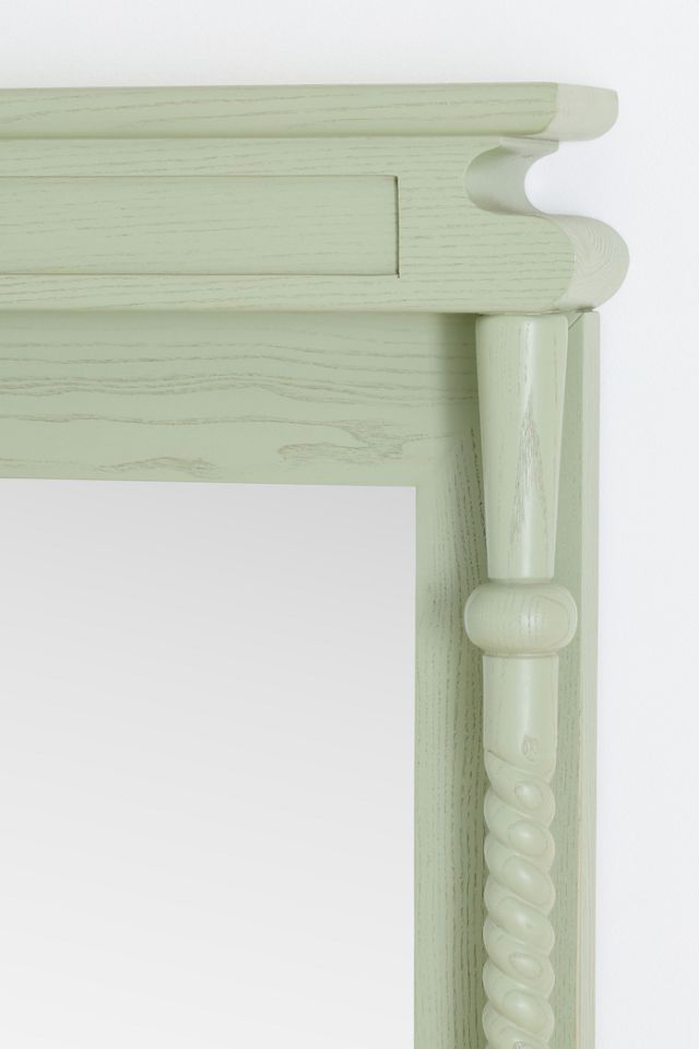Heather Wood Twisted Mantel Mirror #2
