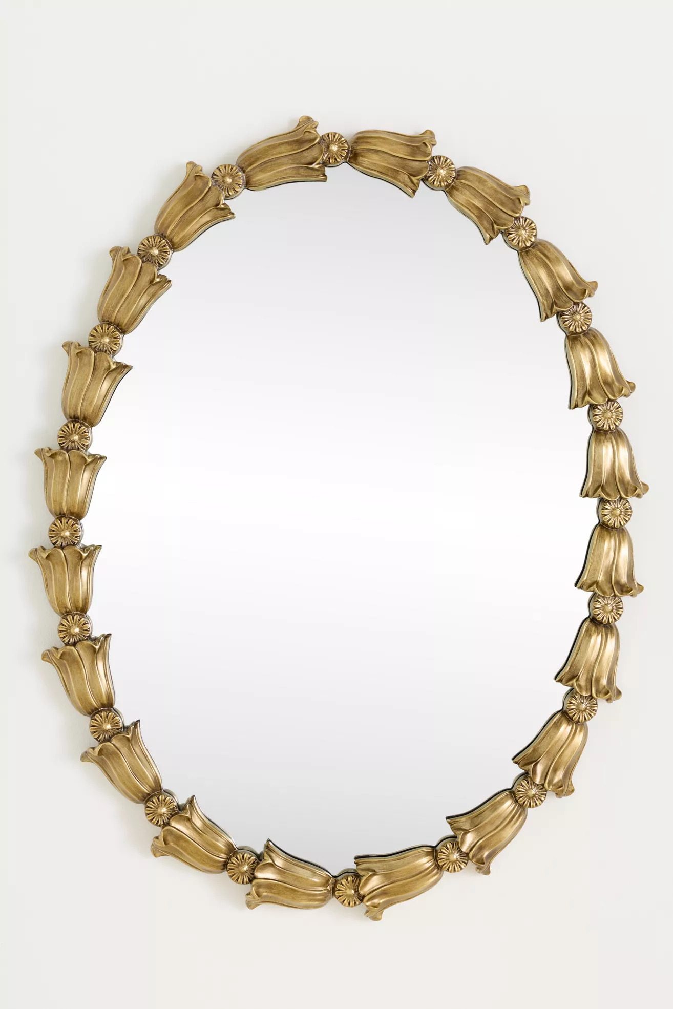 Arabella Floral Oval Wall Mirror