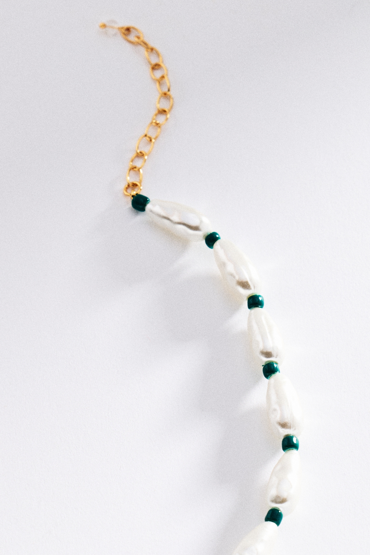 Beaded Pearl Necklace