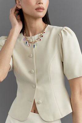 Collar de Dije de Mosaico