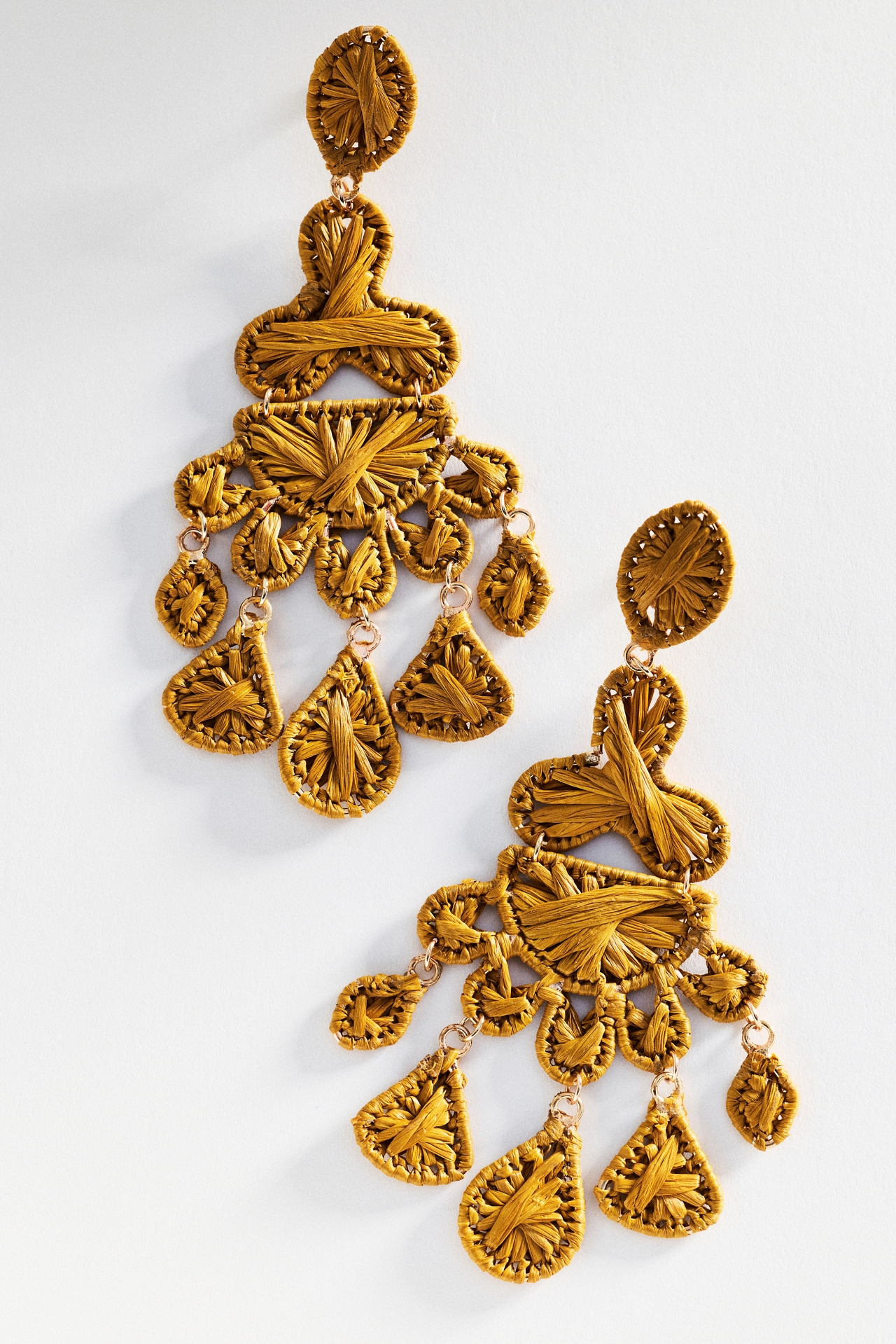 Rattan Deco Drop Earrings