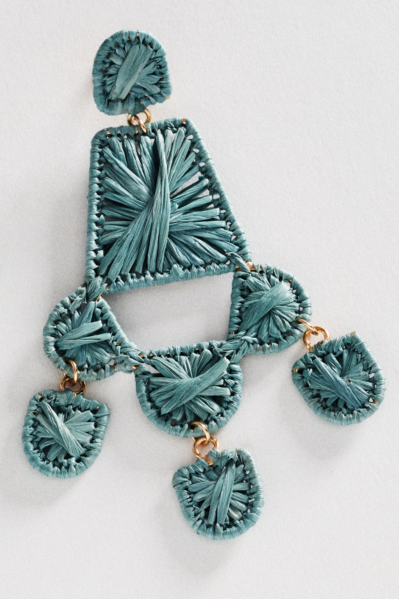 Rattan Deco Drop Earrings