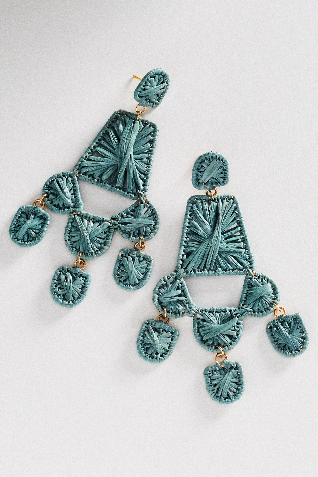 Rattan Deco Drop Earrings