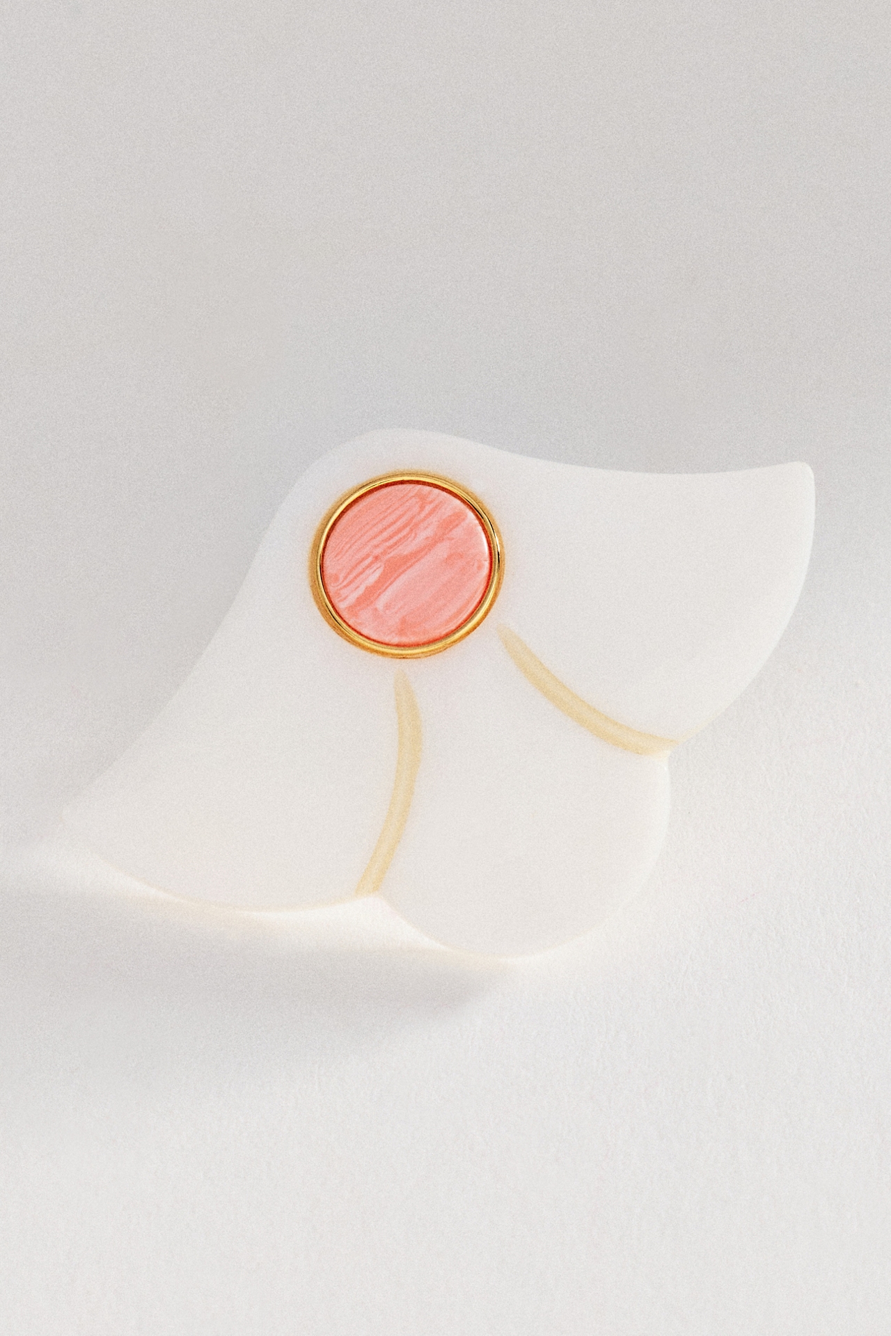 Large Pearl Fan Earrings