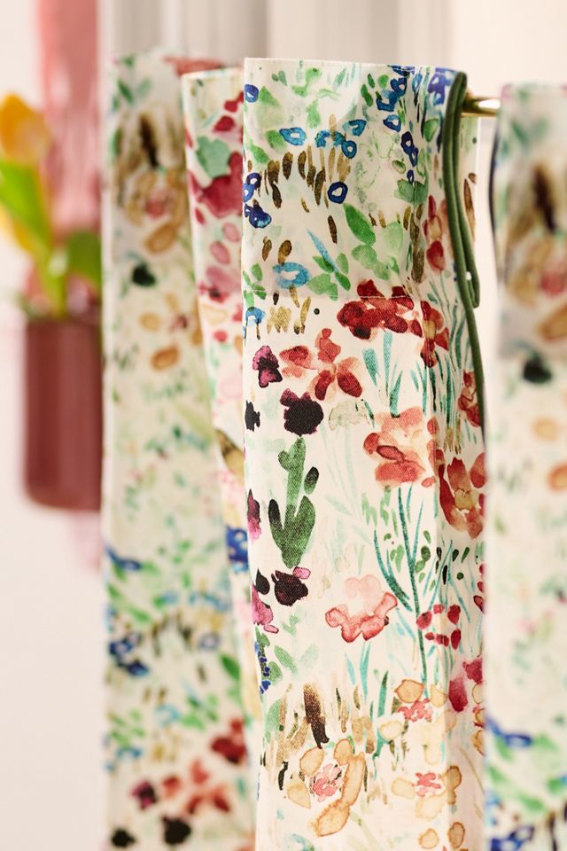 @nestingwithgrace Cotton Floral Printed Cafe Curtains, Set of 2 #1